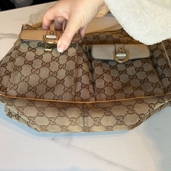 Vintage Gucci Abbey GG Canvas Bag - Picture 4 of 12